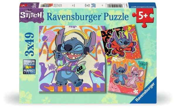 Puzzel (3x49stuks) - Disney Stitch