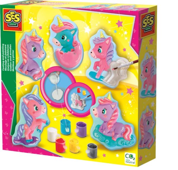 SES Creative - Gieten en schilderen - Baby unicorns