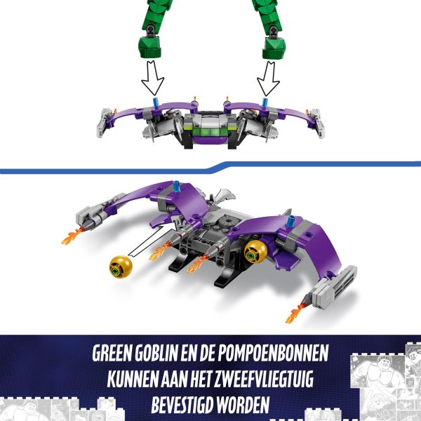 LEGO Marvel Studios Spider-Man Green Goblin bouwfiguur - 76284 - Afbeelding 5