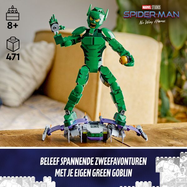 LEGO Marvel Studios Spider-Man Green Goblin bouwfiguur - 76284 - Afbeelding 7