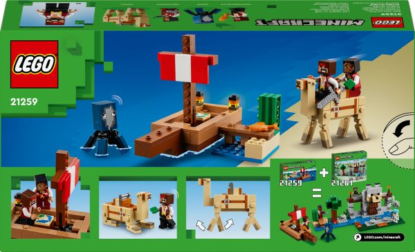LEGO Minecraft De piratenschipreis - 21259 - Afbeelding 4