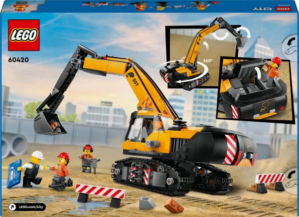 LEGO City Gele graafmachine - 60420 - Afbeelding 4