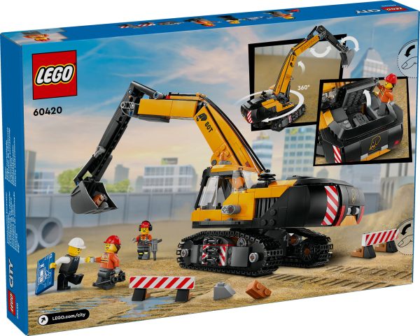 LEGO City Gele graafmachine - 60420 - Afbeelding 8
