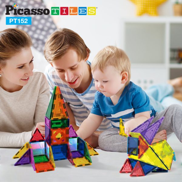 Picasso Tiles - Magnetic Tiles Set (152-delig) - Afbeelding 3