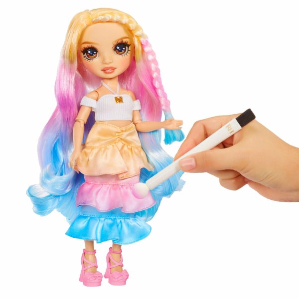 Rainbow High WaterColor & Create NEW Theme Doll - purple eyes - Afbeelding 8
