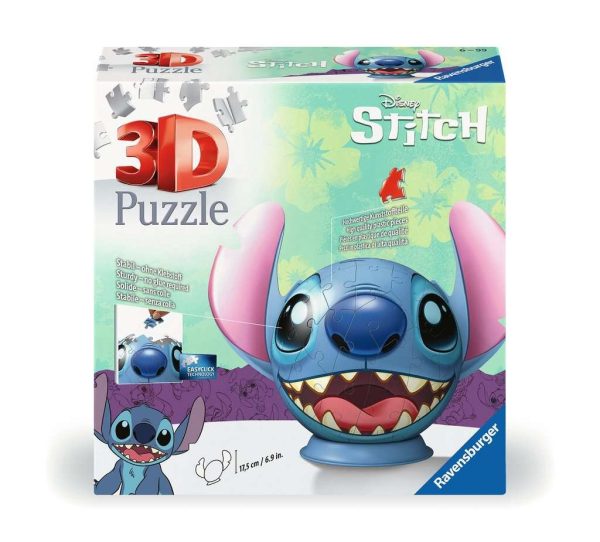 3D Puzzel (72stuks) - Disney Stitch met oren - Afbeelding 2