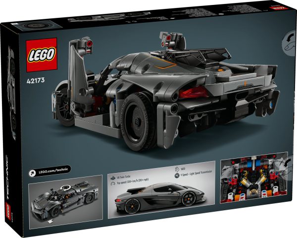 LEGO Technic - Koenigsegg Jesko Absolut grijze hypercar - Afbeelding 8