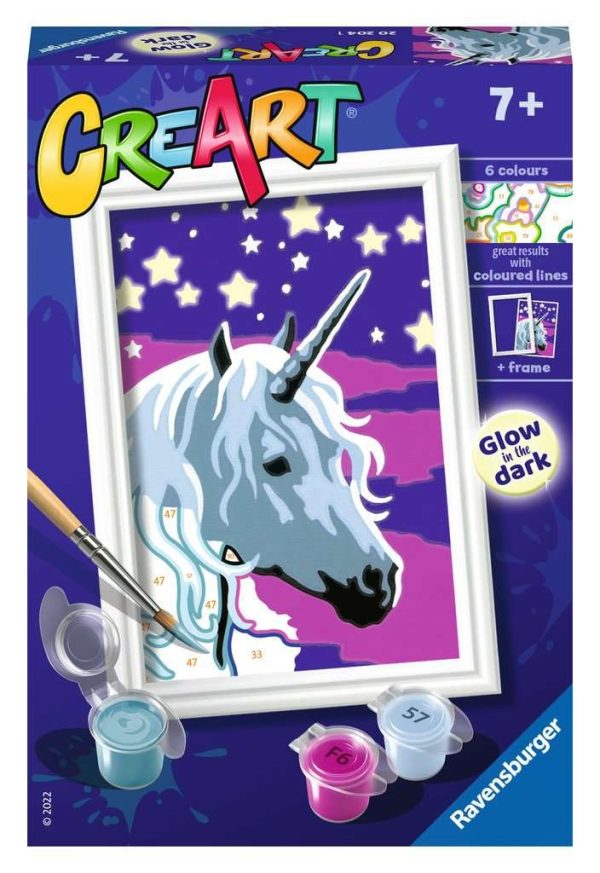 CreArt Junior Schilderen op nummer - Unicorn Dreams