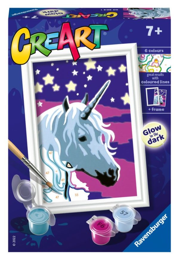 CreArt Junior Schilderen op nummer - Unicorn Dreams - Afbeelding 2