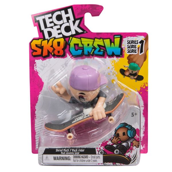 Tech Deck - Sk8 Crew - 96 Mm Boards 1-Pack Ass. - Afbeelding 9