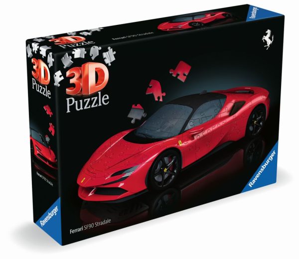 3D Puzzel 108 stuks - Ferrari SF90 Stradale. 8+