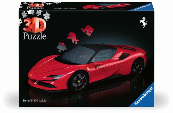 3D Puzzel 108 stuks - Ferrari SF90 Stradale. 8+ - Afbeelding 2
