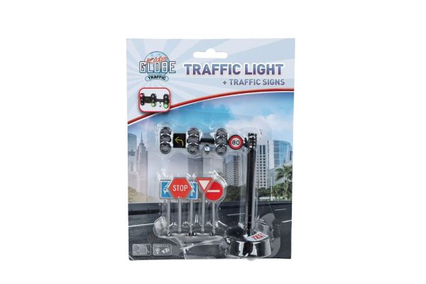 Verkeerslicht met 3 lichten 11,5 cm en 5 verkeersborden 5 cm. 3+. 30370471 - Afbeelding 3