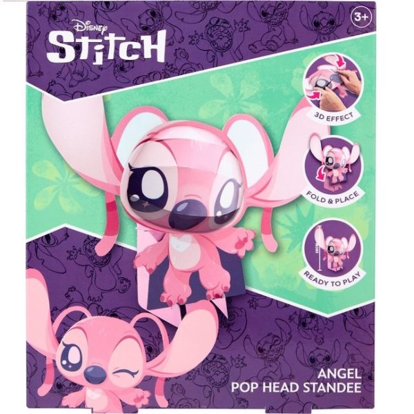 Stitch - 3D Pop Head 20cm "Angel"