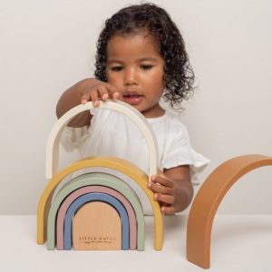 Little dutch – Regenboog stapelblokken