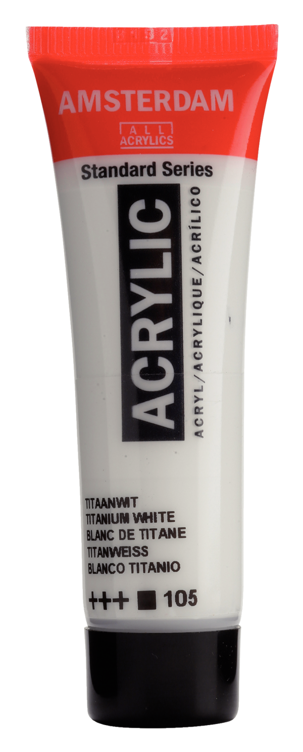 Acrylverf Amsterdam tube 20ml - Titaanwit