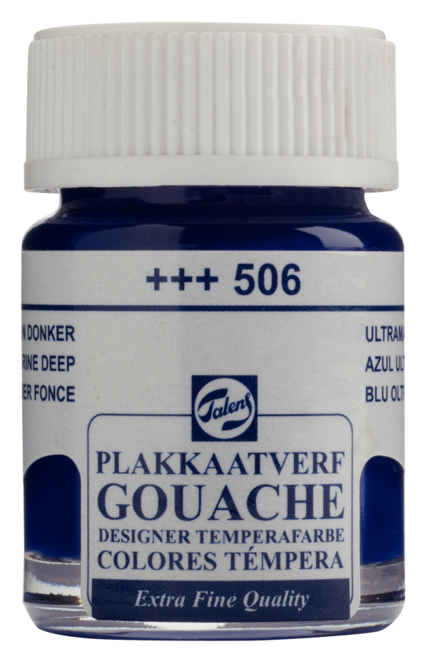 Talens Plakkaatverf Extra Fijn 16ml - Ultramarijn Donker