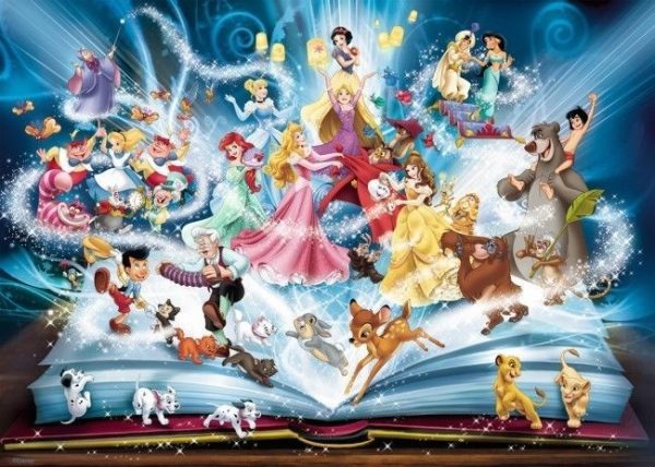 Puzzel (1500stuks) - Disney - Magisch sprookjesboek - Afbeelding 2