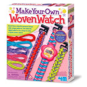 Horloge op gevlochten armband