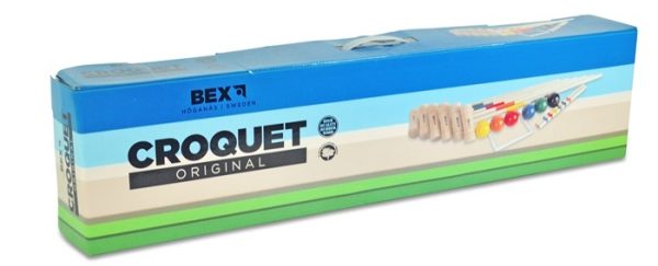 Croquetset (rubberhout) 76cm - 6 spelers