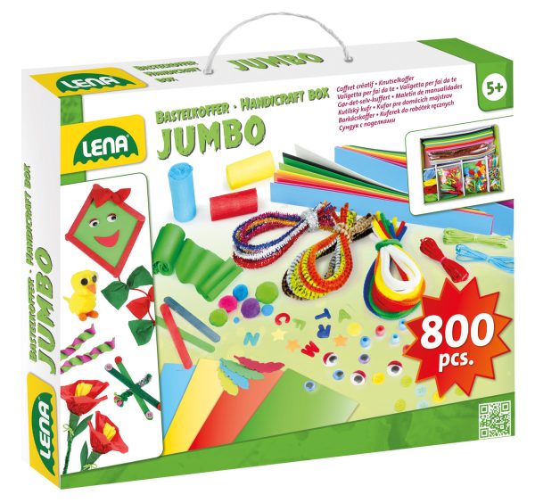 Lena - Jumbo knutselkoffer - 800 stuks
