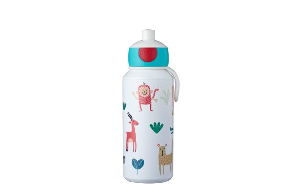 Drinkfles Pop-up Campus 400ml - Animal Friends