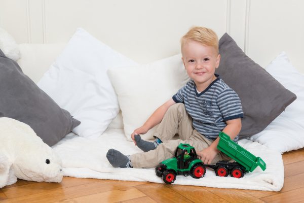 Truckies Tractor met aanhangwagen + figuurtje - 36cm - Afbeelding 5