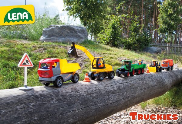 Truckies Tractor met aanhangwagen + figuurtje - 36cm - Afbeelding 7