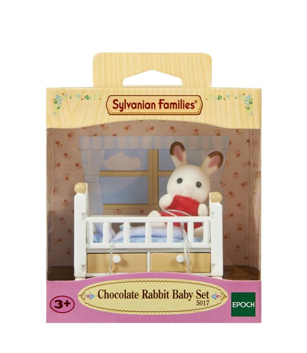 Sylvanian Families - Baby Chocoladekonijn + babybedje - Afbeelding 4