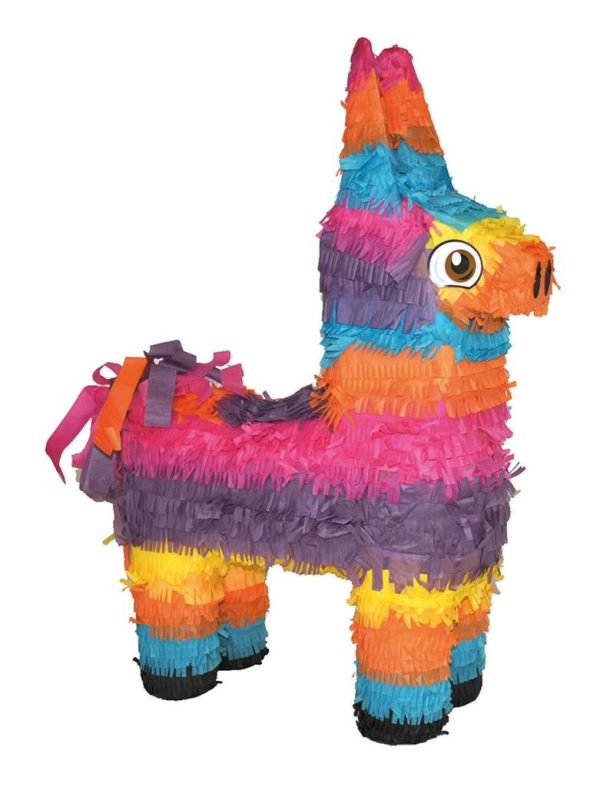 Pinata - Ezel regenboog (40x14x57cm)