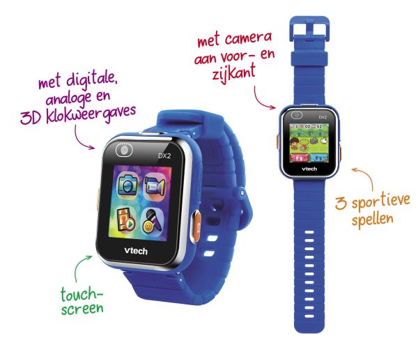 VTech KidiZoom Smartwatch DX2 - blauw - Afbeelding 6