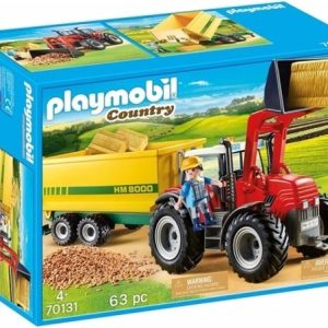 Grote tractor met aanhangwagen – 70131