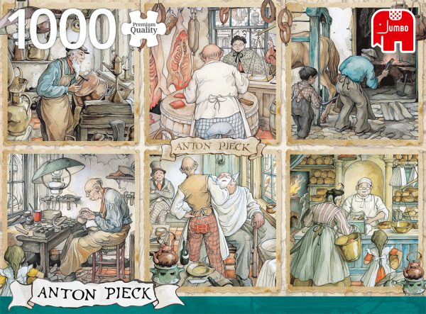 Puzzel (1000stuks) - Anton Pieck - De Ambachtslieden - Afbeelding 4