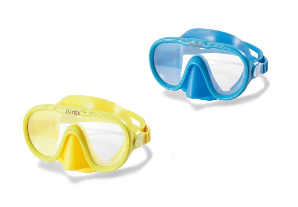 Intex Duikbril "Sea Scan" Aquaflow Play (geel OF blauw) - Afbeelding 2