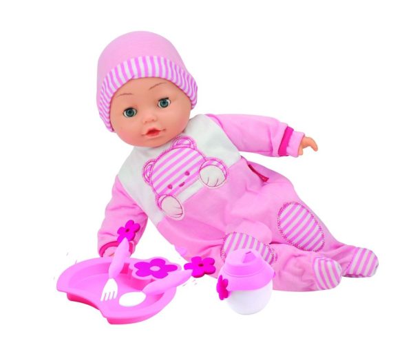 Bambolina Babypop (40cm) met 50 woordjes + accessoires - Afbeelding 2
