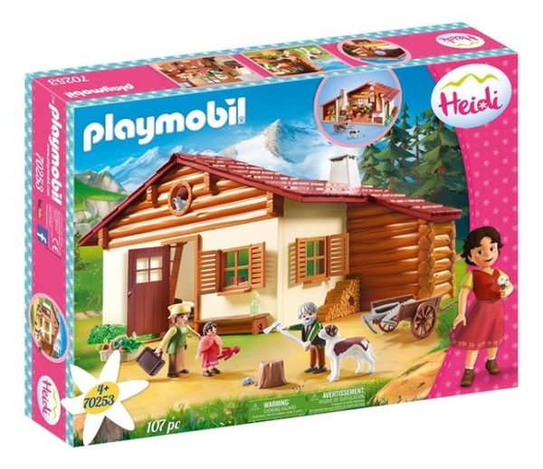 PM Heidi - Heidi met grootvader bij de alpenhut