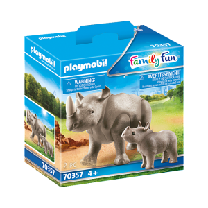 PM Family Fun – Neushoorn met baby 70357