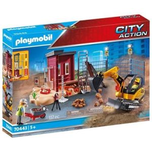 PM City Action – Mini graafmachine met bouwonderdeel