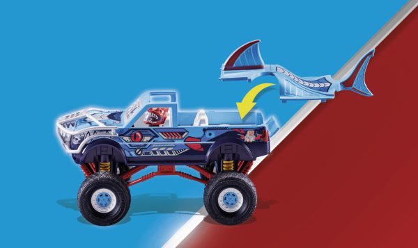 PM Stuntshow - Monster Truck Haai 70550 - Afbeelding 2