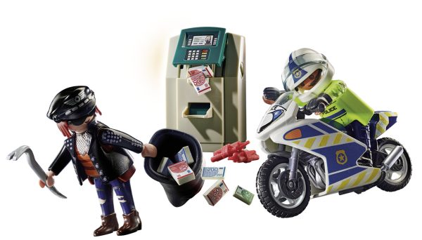 PM City Action - Politiemotor achtervolging van de geldrover 70572 - Afbeelding 3
