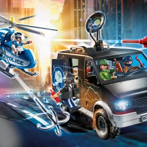PM City Action – Politiehelikopter achtervolging van het vluchtvoertuig 705