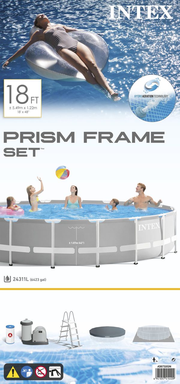 Intex Prism Frame Pool set 549x122 - Afbeelding 7
