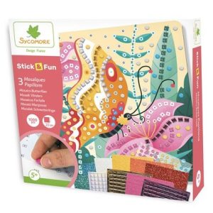 Sycomore Stick & Fun – Vlinders (3 mozaïeken) 1000stuks