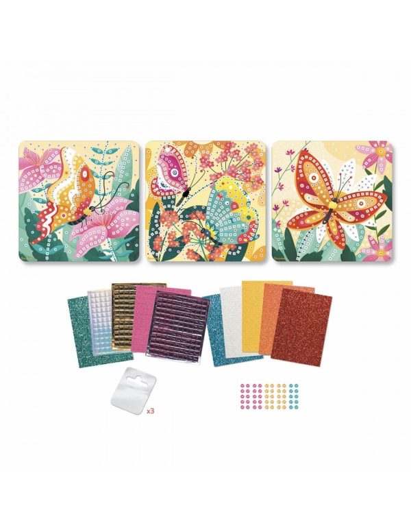 Sycomore Stick & Fun - Vlinders (3 mozaïeken) 1000stuks - Afbeelding 2