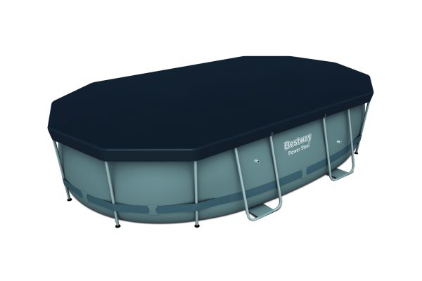 Bestway Power Steel Oval Frame Pool Set (488x305x107cm) - Afbeelding 4