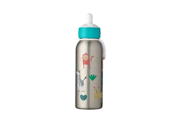 Isoleerfles campus Flip-up 350ml - Animal Friends