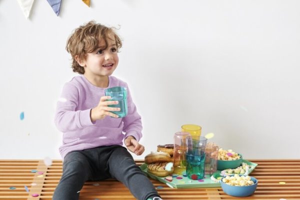 Kinderglas mio 250ml - Deep turquoise - Afbeelding 2