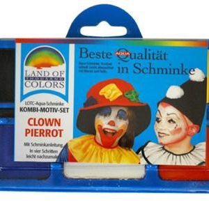 Make-up set clown en pierrot