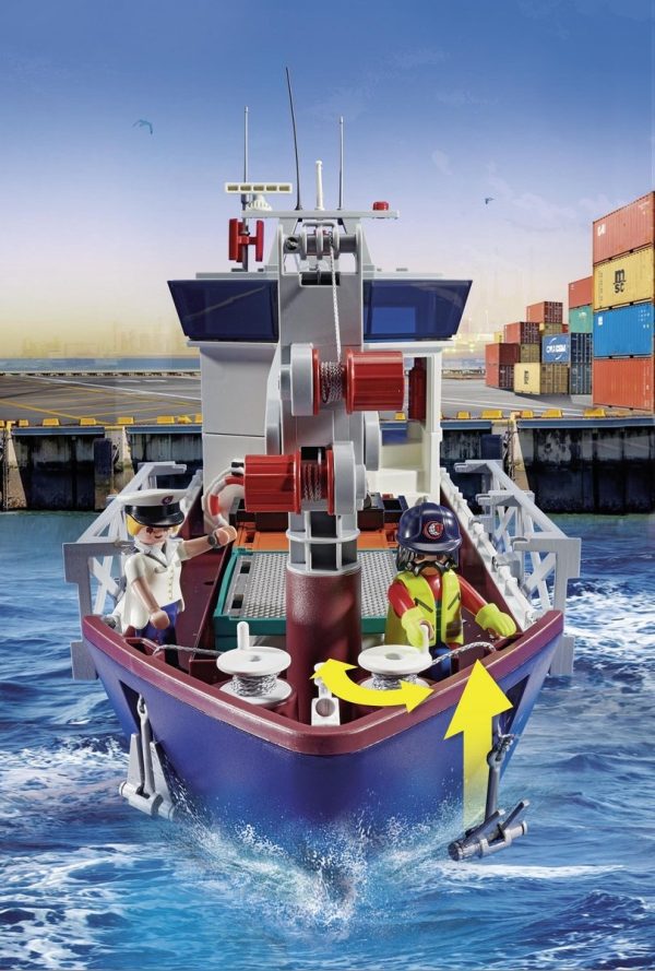 PM City Action Cargo - Groot containerschip met douaneboot 70769 - Afbeelding 2