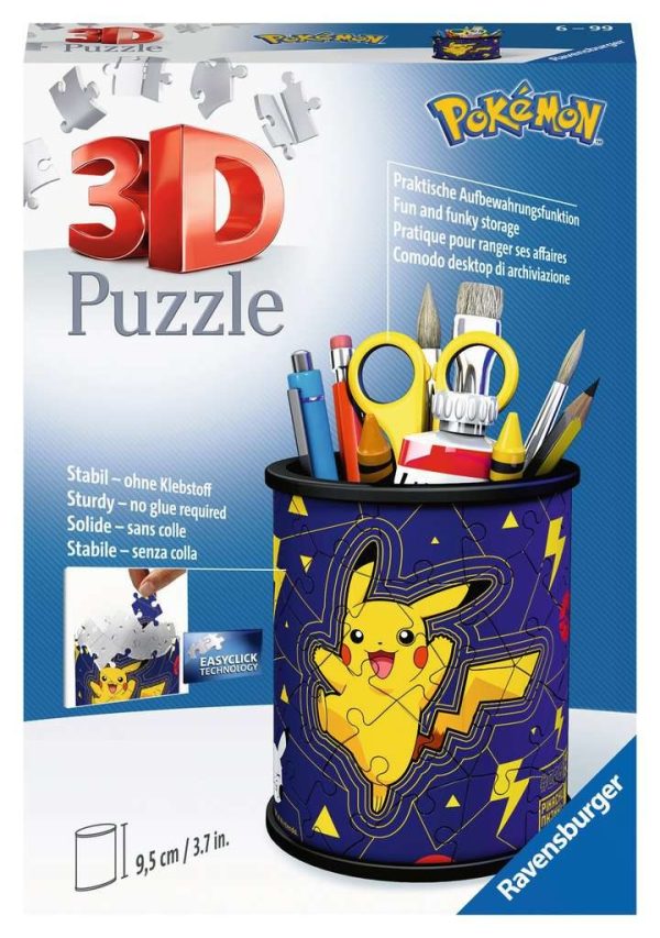 3D Puzzel (54stuks) - Pokémon - Pennenbak